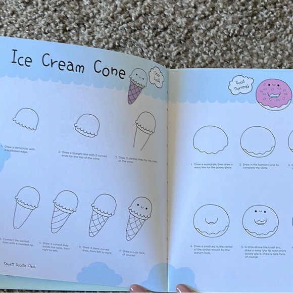 NWOT Kawai Doodle Class Book 144 Page Book - Picture 3 of 12